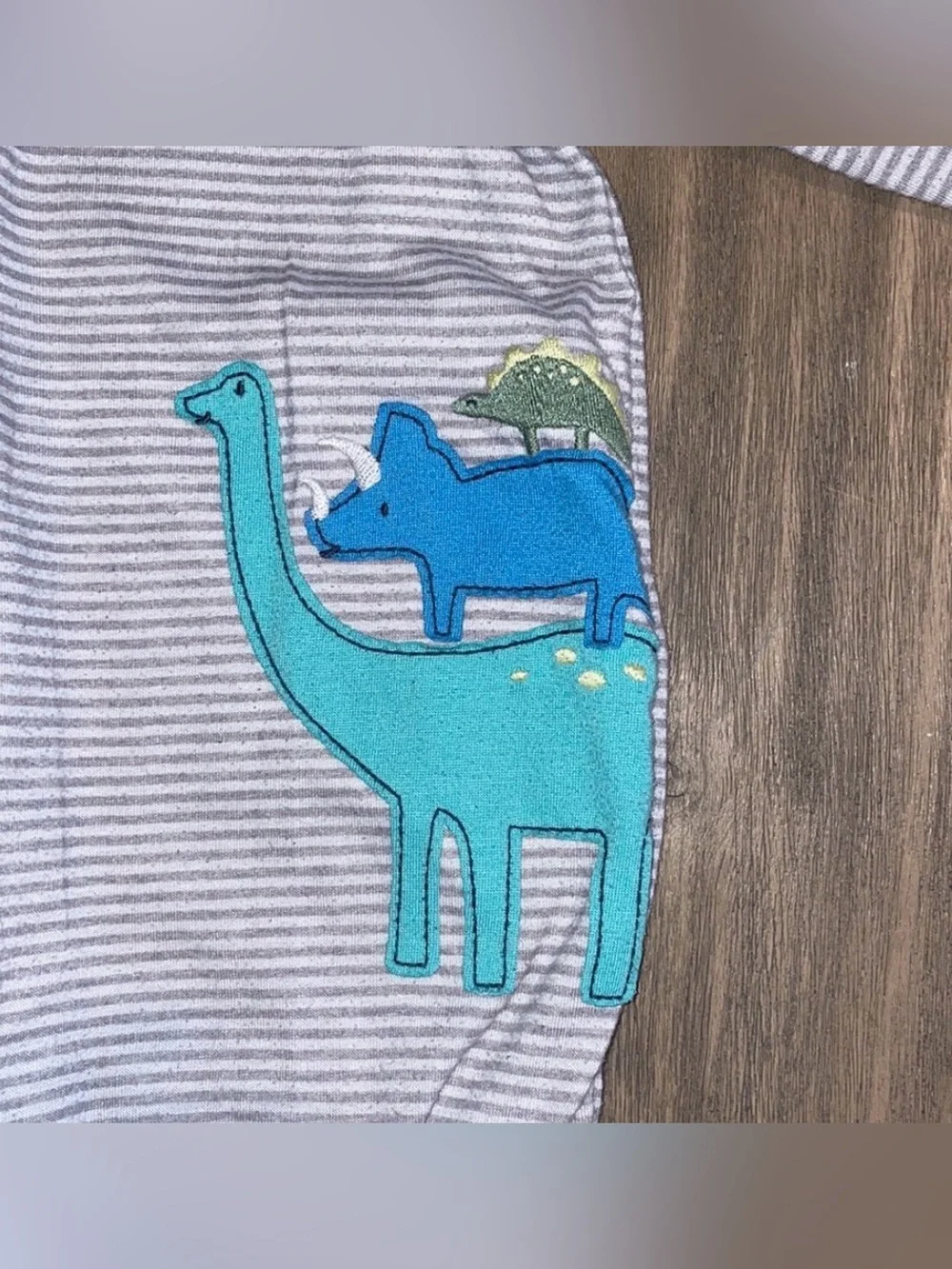 Carter's Striped Dino Pajamas